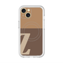 スリムプロテクションプレミアムケース with MagSafe［ オリジナル - initial two tone - Z brown ］