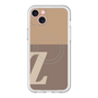 スリムプロテクションプレミアムケース with MagSafe［ オリジナル - initial two tone - Z brown ］