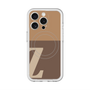 スリムプロテクションプレミアムケース with MagSafe［ オリジナル - initial two tone - Z brown ］