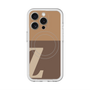スリムプロテクションプレミアムケース with MagSafe［ オリジナル - initial two tone - Z brown ］
