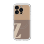 スリムプロテクションプレミアムケース with MagSafe［ オリジナル - initial two tone - Z brown ］