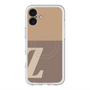 スリムプロテクションプレミアムケース with MagSafe［ オリジナル - initial two tone - Z brown ］