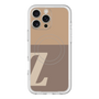 スリムプロテクションプレミアムケース with MagSafe［ オリジナル - initial two tone - Z brown ］