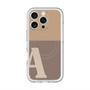 スリムプロテクションプレミアムケース with MagSafe［ オリジナル - initial two tone - A brown ］