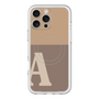 スリムプロテクションプレミアムケース with MagSafe［ オリジナル - initial two tone - A brown ］