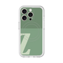 スリムプロテクションプレミアムケース with MagSafe［ オリジナル - initial two tone - Z green ］