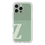 スリムプロテクションプレミアムケース with MagSafe［ オリジナル - initial two tone - Z green ］