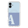 スリムプロテクションプレミアムケース with MagSafe［ オリジナル - initial two tone - A blue ］