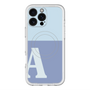 スリムプロテクションプレミアムケース with MagSafe［ オリジナル - initial two tone - A blue ］