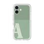 スリムプロテクションプレミアムケース with MagSafe［ オリジナル - initial two tone - A green ］