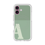 スリムプロテクションプレミアムケース with MagSafe［ オリジナル - initial two tone - A green ］