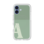 スリムプロテクションプレミアムケース with MagSafe［ オリジナル - initial two tone - A green ］