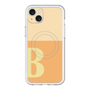 スリムプロテクションプレミアムケース with MagSafe［ オリジナル - initial two tone - B orange ］