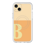 スリムプロテクションプレミアムケース with MagSafe［ オリジナル - initial two tone - B orange ］