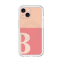 スリムプロテクションプレミアムケース with MagSafe［ オリジナル - initial two tone - B pink ］