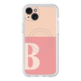 スリムプロテクションプレミアムケース with MagSafe［ オリジナル - initial two tone - B pink ］