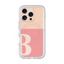 スリムプロテクションプレミアムケース with MagSafe［ オリジナル - initial two tone - B pink ］