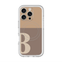 スリムプロテクションプレミアムケース with MagSafe［ オリジナル - initial two tone - B brown ］