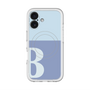 スリムプロテクションプレミアムケース with MagSafe［ オリジナル - initial two tone - B blue ］