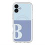 スリムプロテクションプレミアムケース with MagSafe［ オリジナル - initial two tone - B blue ］
