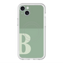 スリムプロテクションプレミアムケース with MagSafe［ オリジナル - initial two tone - B green ］