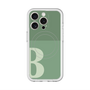 スリムプロテクションプレミアムケース with MagSafe［ オリジナル - initial two tone - B green ］