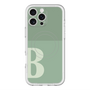 スリムプロテクションプレミアムケース with MagSafe［ オリジナル - initial two tone - B green ］