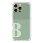 スリムプロテクションプレミアムケース with MagSafe［ オリジナル - initial two tone - B green ］