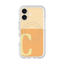 スリムプロテクションプレミアムケース with MagSafe［ オリジナル - initial two tone - C orange ］