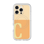 スリムプロテクションプレミアムケース with MagSafe［ オリジナル - initial two tone - C orange ］