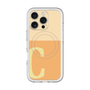 スリムプロテクションプレミアムケース with MagSafe［ オリジナル - initial two tone - C orange ］