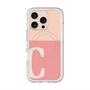 スリムプロテクションプレミアムケース with MagSafe［ オリジナル - initial two tone - C pink ］