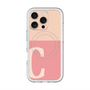 スリムプロテクションプレミアムケース with MagSafe［ オリジナル - initial two tone - C pink ］
