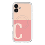 スリムプロテクションプレミアムケース with MagSafe［ オリジナル - initial two tone - C pink ］