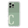 スリムプロテクションプレミアムケース with MagSafe［ オリジナル - initial two tone - C green ］