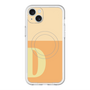 スリムプロテクションプレミアムケース with MagSafe［ オリジナル - initial two tone - D orange ］