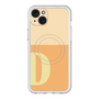 スリムプロテクションプレミアムケース with MagSafe［ オリジナル - initial two tone - D orange ］