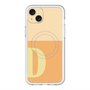 スリムプロテクションプレミアムケース with MagSafe［ オリジナル - initial two tone - D orange ］