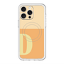 スリムプロテクションプレミアムケース with MagSafe［ オリジナル - initial two tone - D orange ］