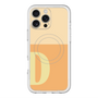 スリムプロテクションプレミアムケース with MagSafe［ オリジナル - initial two tone - D orange ］