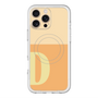 スリムプロテクションプレミアムケース with MagSafe［ オリジナル - initial two tone - D orange ］