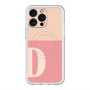 スリムプロテクションプレミアムケース with MagSafe［ オリジナル - initial two tone - D pink ］