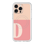 スリムプロテクションプレミアムケース with MagSafe［ オリジナル - initial two tone - D pink ］