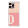 スリムプロテクションプレミアムケース with MagSafe［ オリジナル - initial two tone - D pink ］