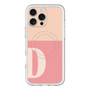 スリムプロテクションプレミアムケース with MagSafe［ オリジナル - initial two tone - D pink ］
