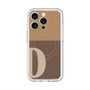 スリムプロテクションプレミアムケース with MagSafe［ オリジナル - initial two tone - D brown ］