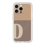 スリムプロテクションプレミアムケース with MagSafe［ オリジナル - initial two tone - D brown ］