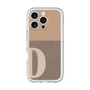 スリムプロテクションプレミアムケース with MagSafe［ オリジナル - initial two tone - D brown ］