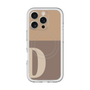 スリムプロテクションプレミアムケース with MagSafe［ オリジナル - initial two tone - D brown ］