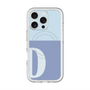 スリムプロテクションプレミアムケース with MagSafe［ オリジナル - initial two tone - D blue ］